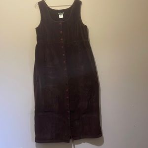 Harvé Bernard vintage corduroy jumper dress